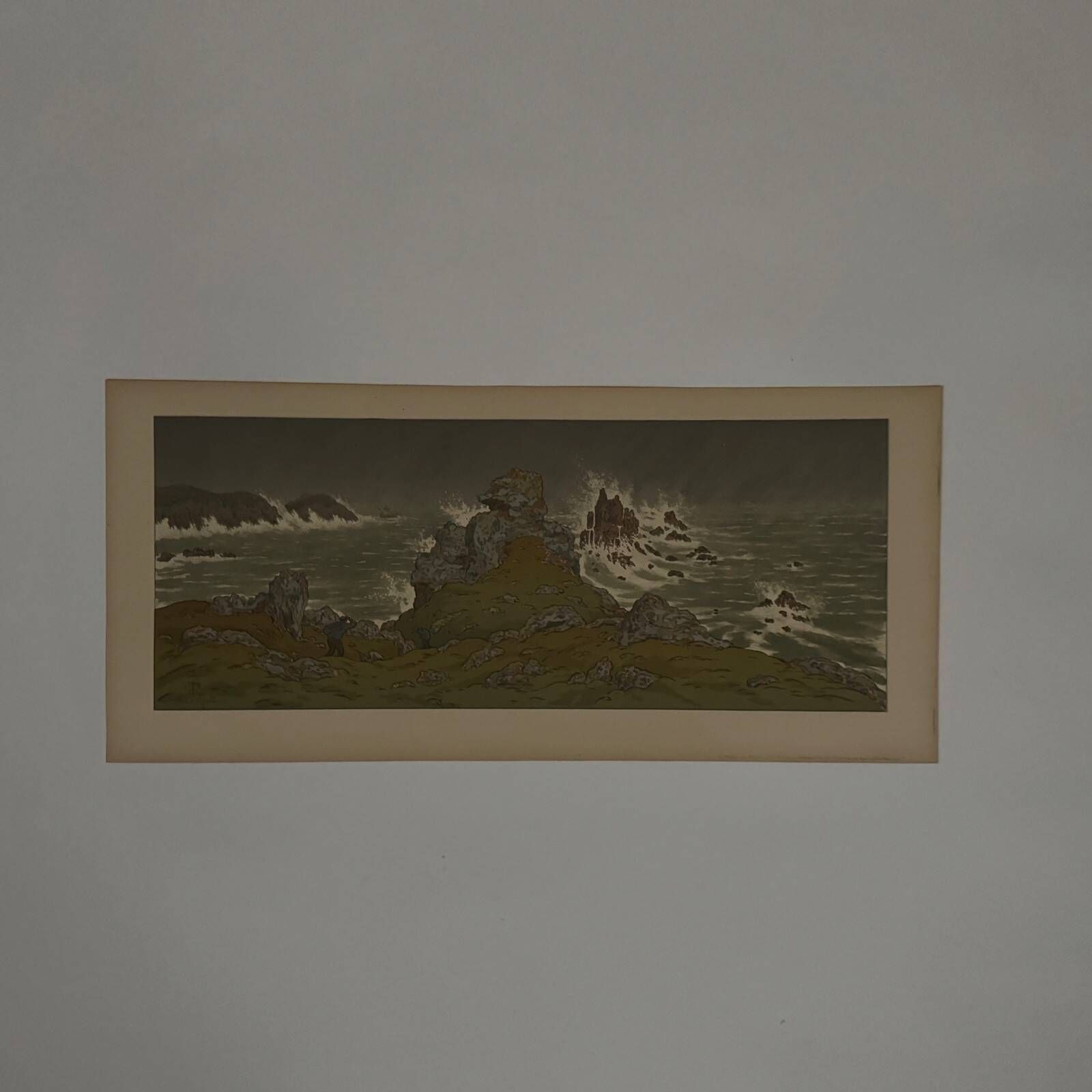 Lithograph by Henri Rivière The Fairyland of Hours - The Storm