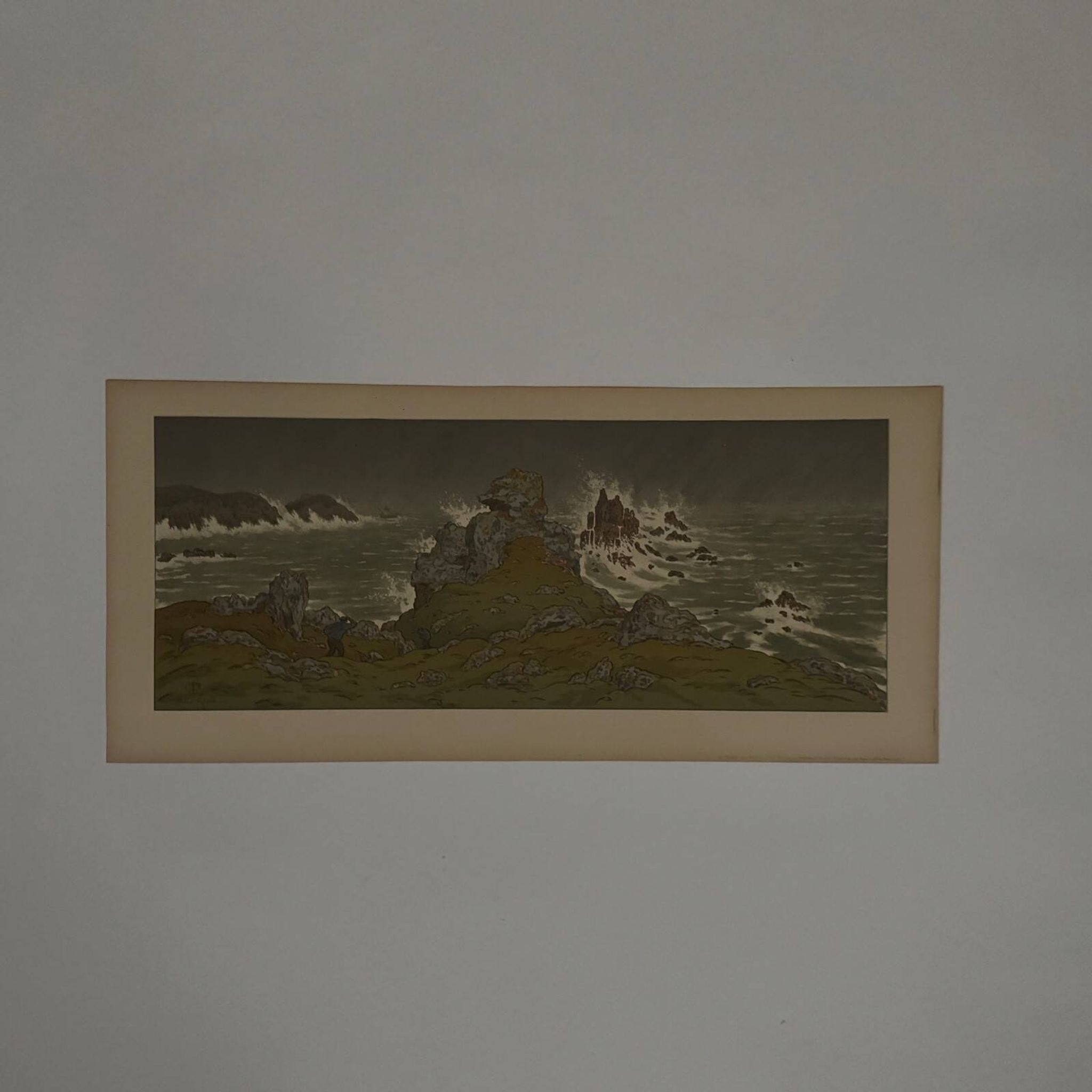Lithographie par Henri Rivière La Féérie des Heures - La Tempête