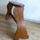 Banc d’orgue ancien en chêne – époque Art nouveau vers 1900
