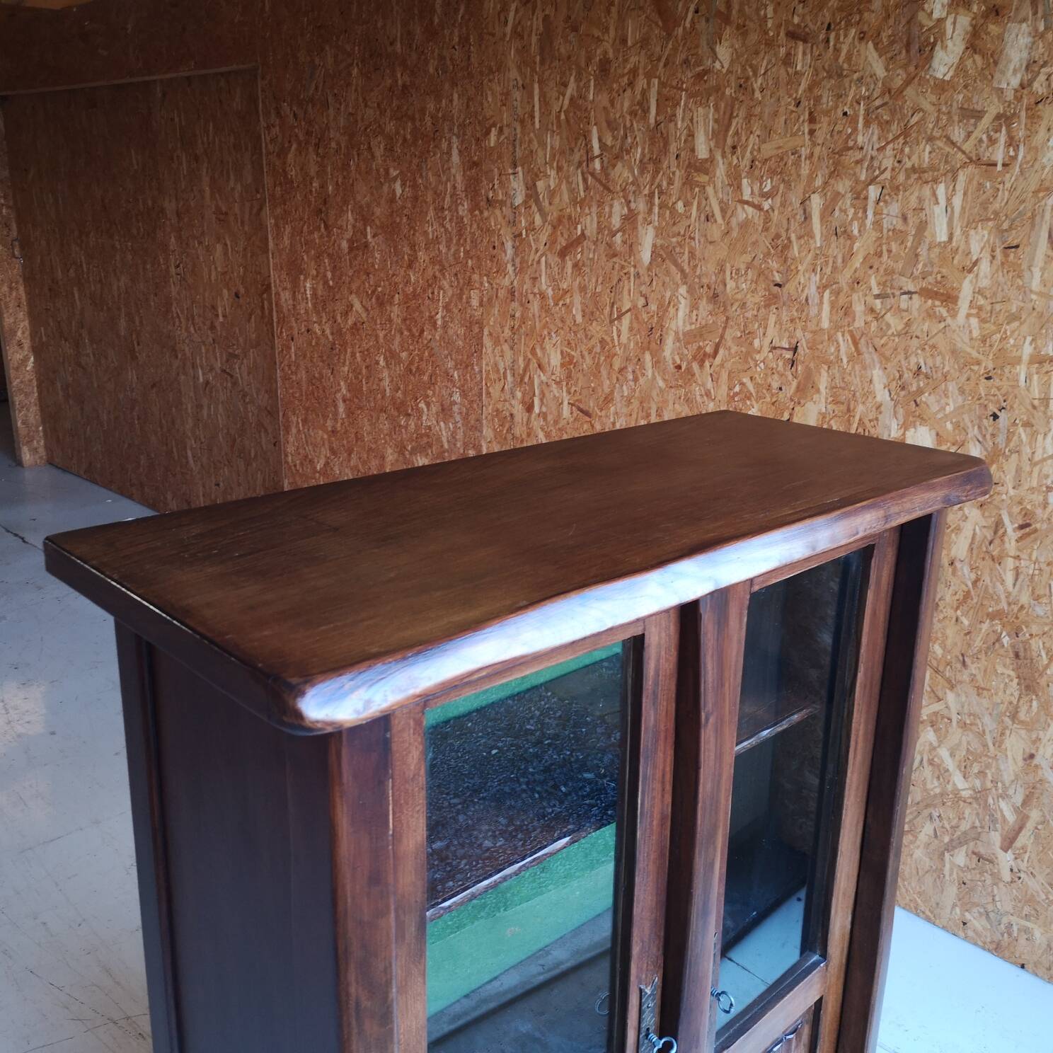 brutalist display cabinet olavi hanninen solid oak mikko nupponen, finland 1960