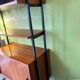 Bibliothèque vintage modulable bois & métal – esprit mid-century chic