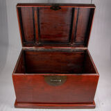 Large red laqué chest
