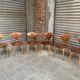Series of 6 Norman Cherner chairs for Plycraft USA in teak, 1960s