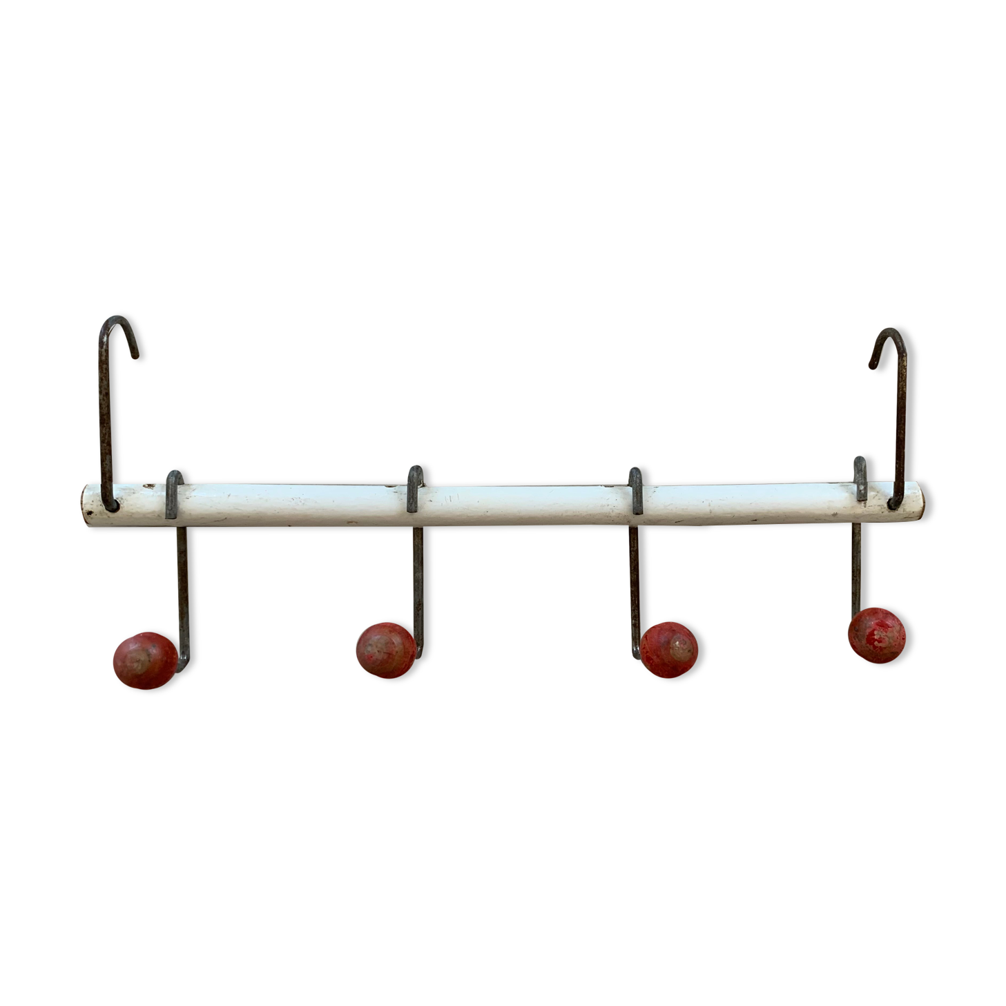 Vintage wood tea towel holder