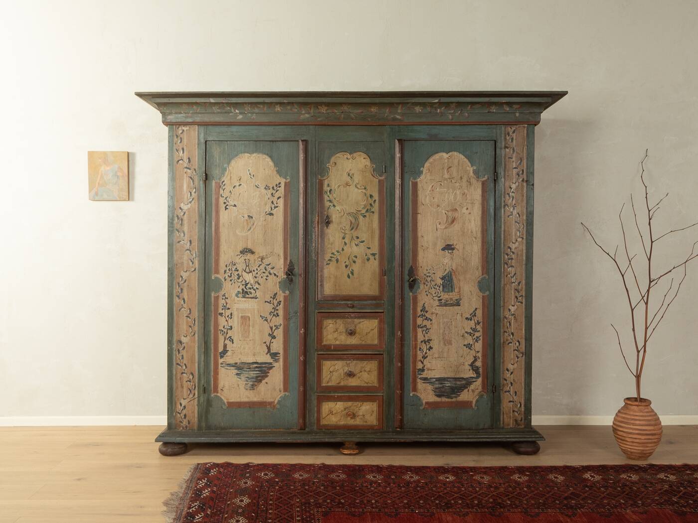 Antique wardrobe from the 19th century