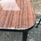 Series of 4 metal and formica chairs 1950/1960