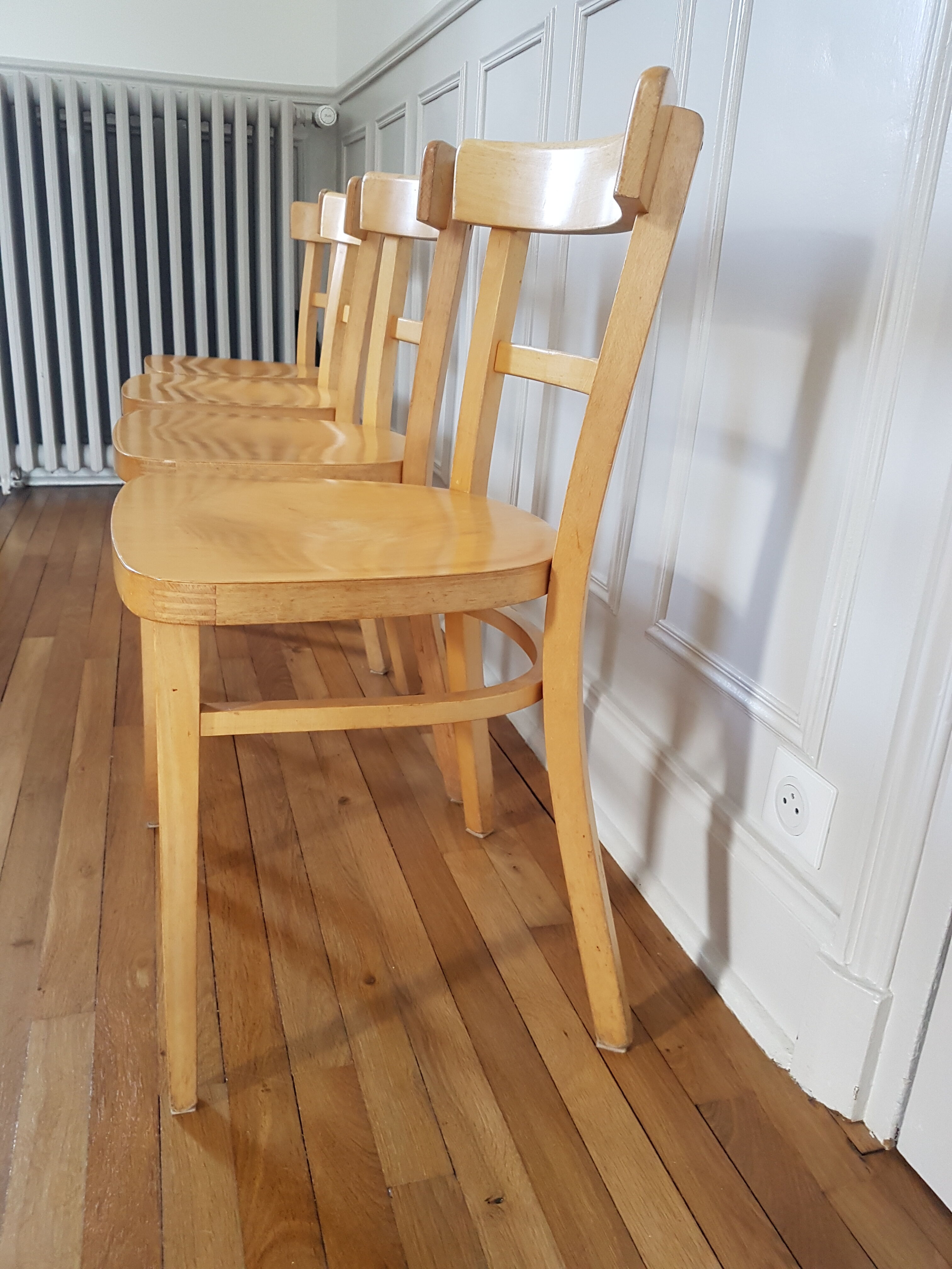 Lot de 4 chaises de bistrot