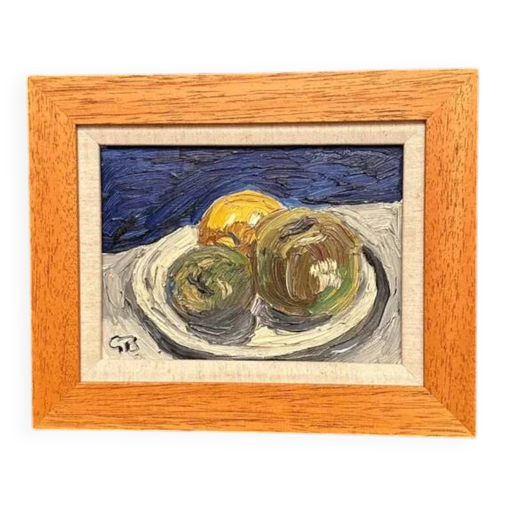 Original Swedish Oil on Panel – “Still Life” by Göran Brunius (1911–2005) – Signed