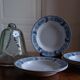 6 old hollow earthenware plates Terre de Fer Massena Creil Montereau (ø 25 cm)