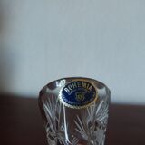 Trio de verres en cristal Bohemia