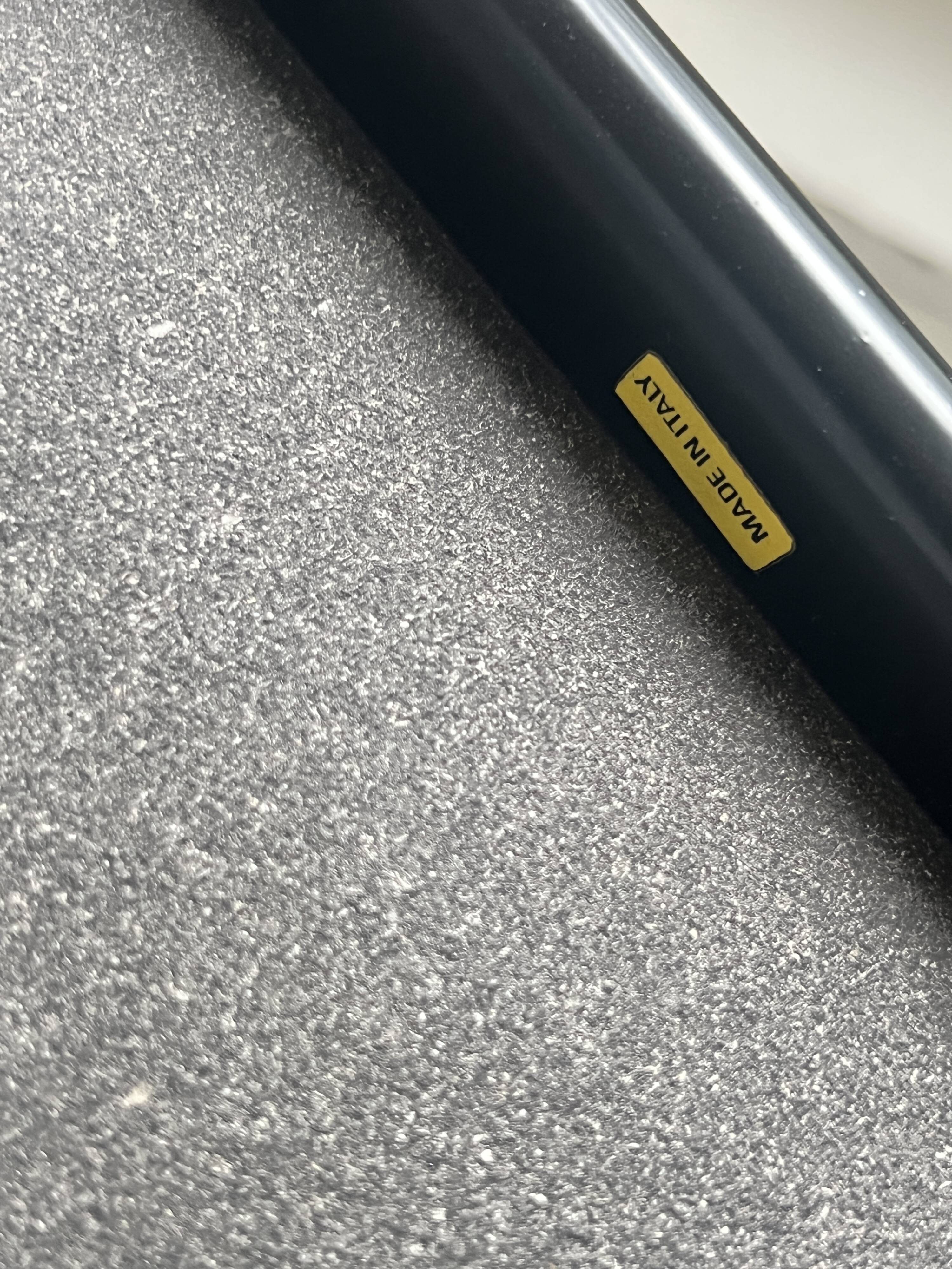 Cognac metal and leather chair, Arrben Italy design 1970