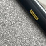 Cognac metal and leather chair, Arrben Italy design 1970