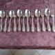 Silvered metal cutlery