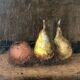 Still life painting with fruits by Jacques Voyet (1926-2010)