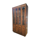 Late 20th Century Vintage Boho Drexel Campaign China Cabinet