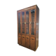 Late 20th Century Vintage Boho Drexel Campaign China Cabinet