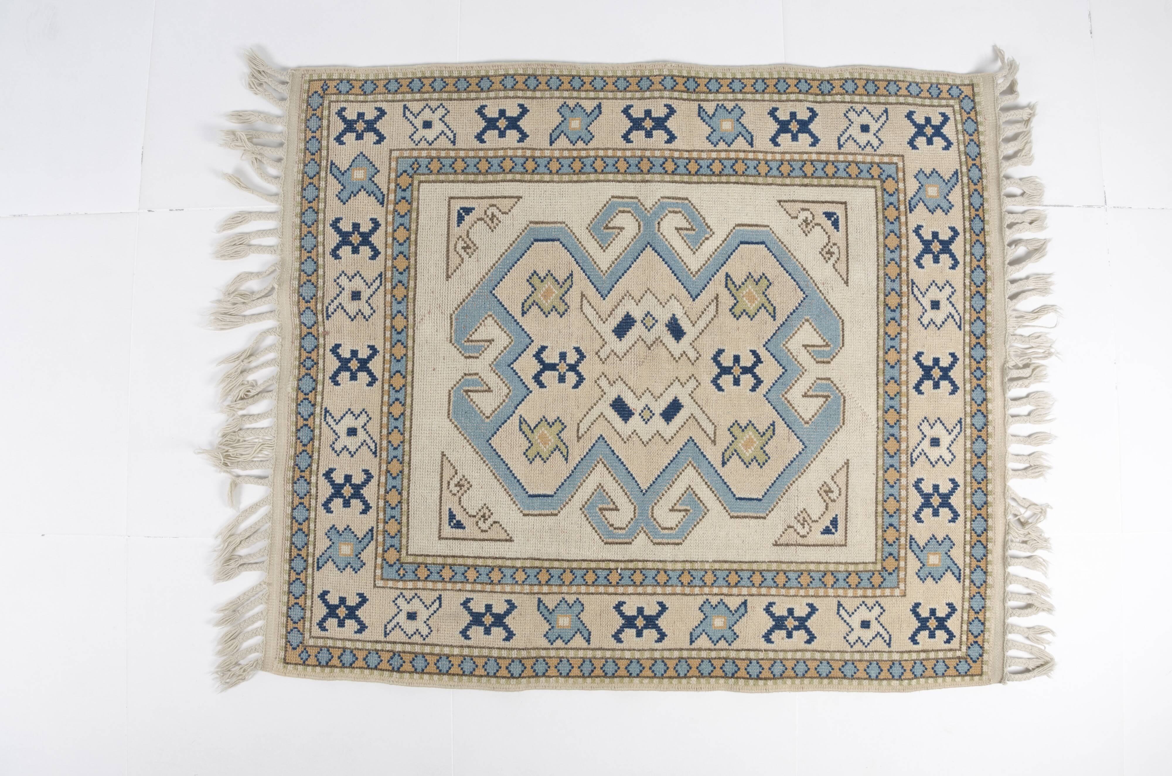 Vintage Turkish Wool Carpet