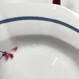 Set of 6 semi-deep plates Abeille d'or, St Amand, 20th century