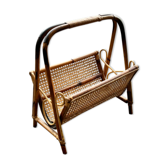 Rattan and canning magazine holders