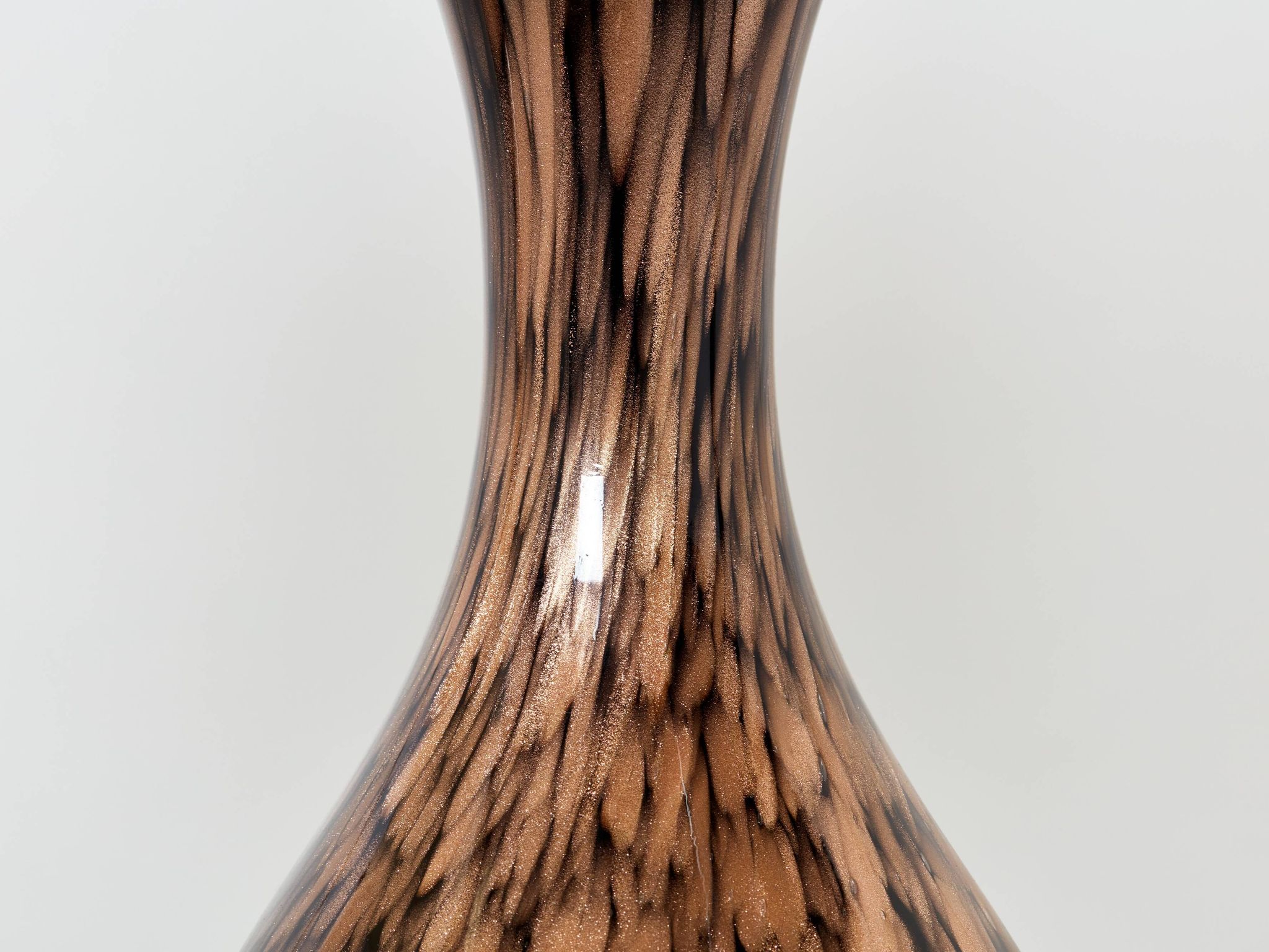 Pair of glass lamps Murano by Vincenzo Nason 1960