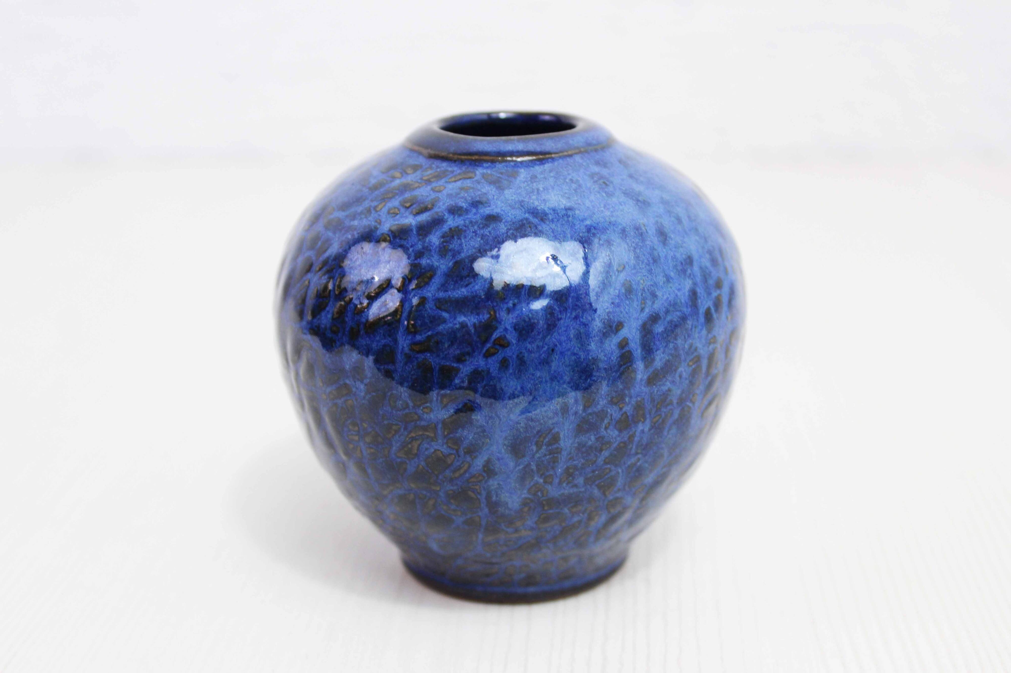 Oriental ceramic ball vase