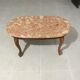 Table basse avec plateau en marbre