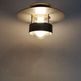 Metal and glass wall lamp by Jens Møller-Jensen for Louis Poulsen