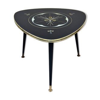 Table basse tripode compas design graphique des années 60