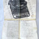 portable Remington typewriter with its suitcase and original cover