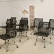 Lot de 8 fauteuils Charles et Ray Eames par Vitra modèle EA 117