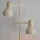 Lampadaire vintage en métal blanc, Ikea