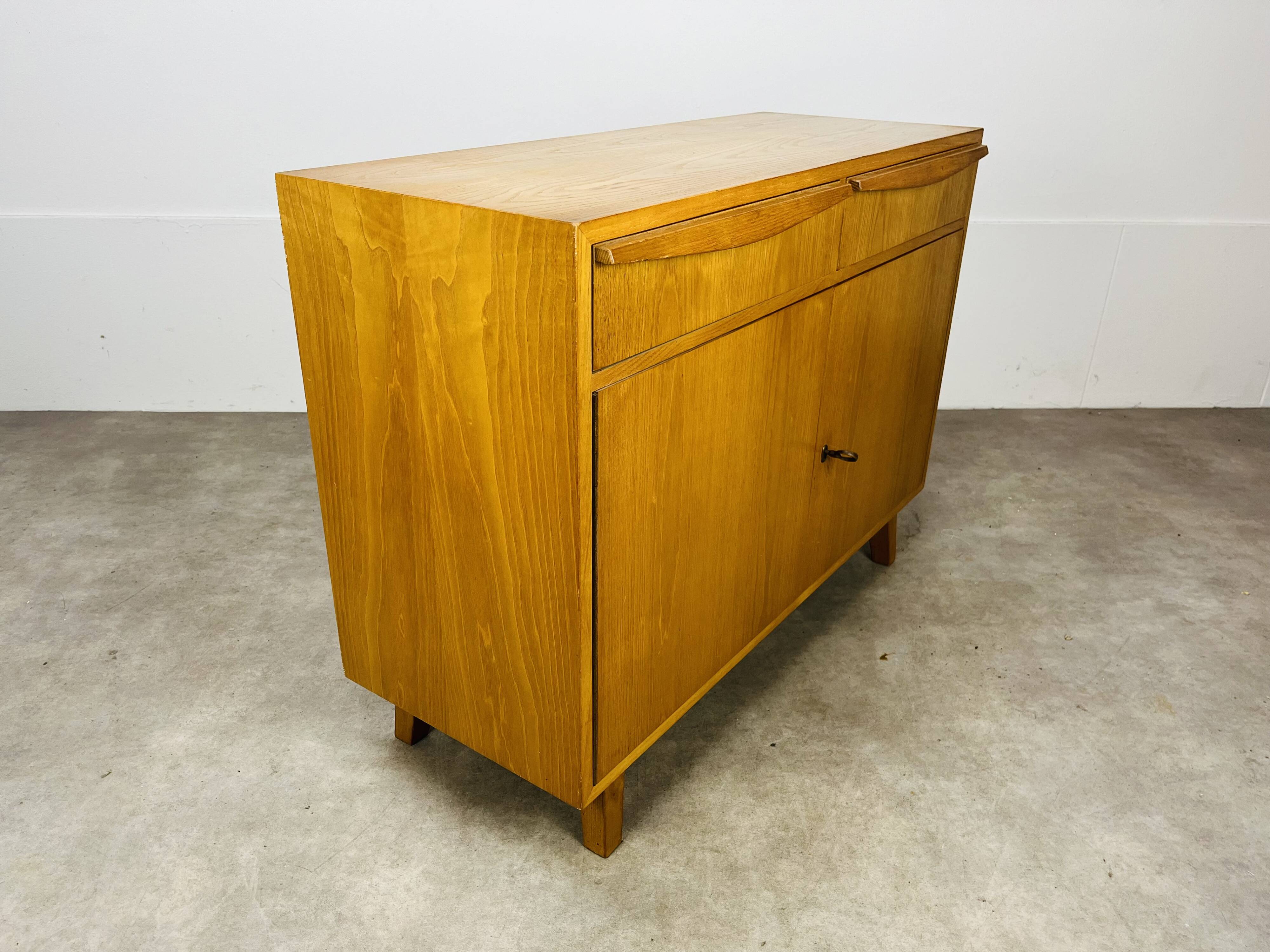 Vintage chest of drawers in Scandinavian style blond wood by Victoria Möbel Switzerland