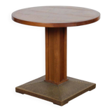 Side table/coffee table, wood and metal, 20th century