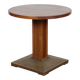 Side table/coffee table, wood and metal, 20th century