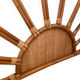 Vintage 1970s rattan and cane headboard for a double bed.