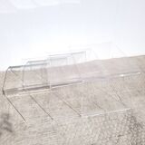 Plexiglas nesting coffee tables