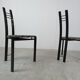 Postmodern dining chairs, 1980s set of 4