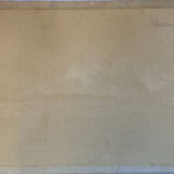 Painting "the village with the bell tower" by charton-desmazieres (xix-xx) watercolor