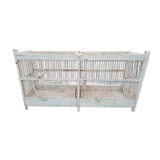Old two-compartment breeding birdcage
