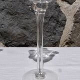 Pair of flower candlesticks on foot