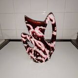 Ancient vase VALLAURIS sea foam fat lava