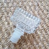 Old glass whisky decanter
