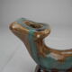 Antique double ceramic candlestick vintage candlestick
