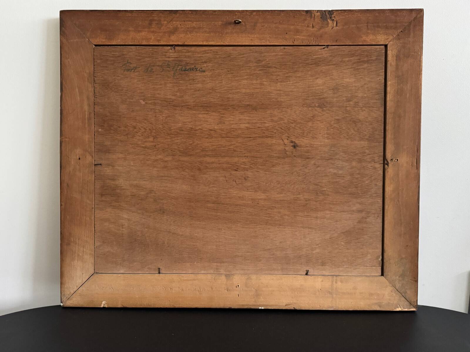 Oil on panel 20th century fishing boats by Jean Bernard Saint-Nazaire