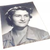 1950s Portrait silver print Harcourt Paris