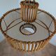 Rattan pendant light 60'