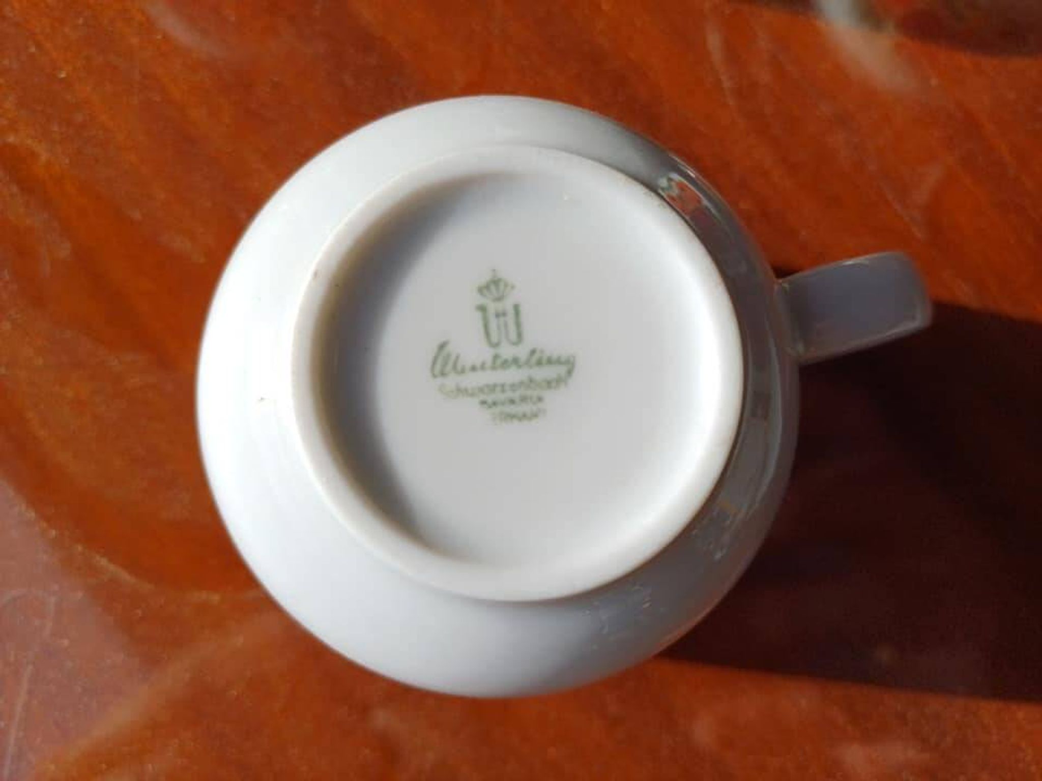 Tasses porcelaine winterling 1970