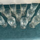 Set of 12 large Baccarat crystal glasses