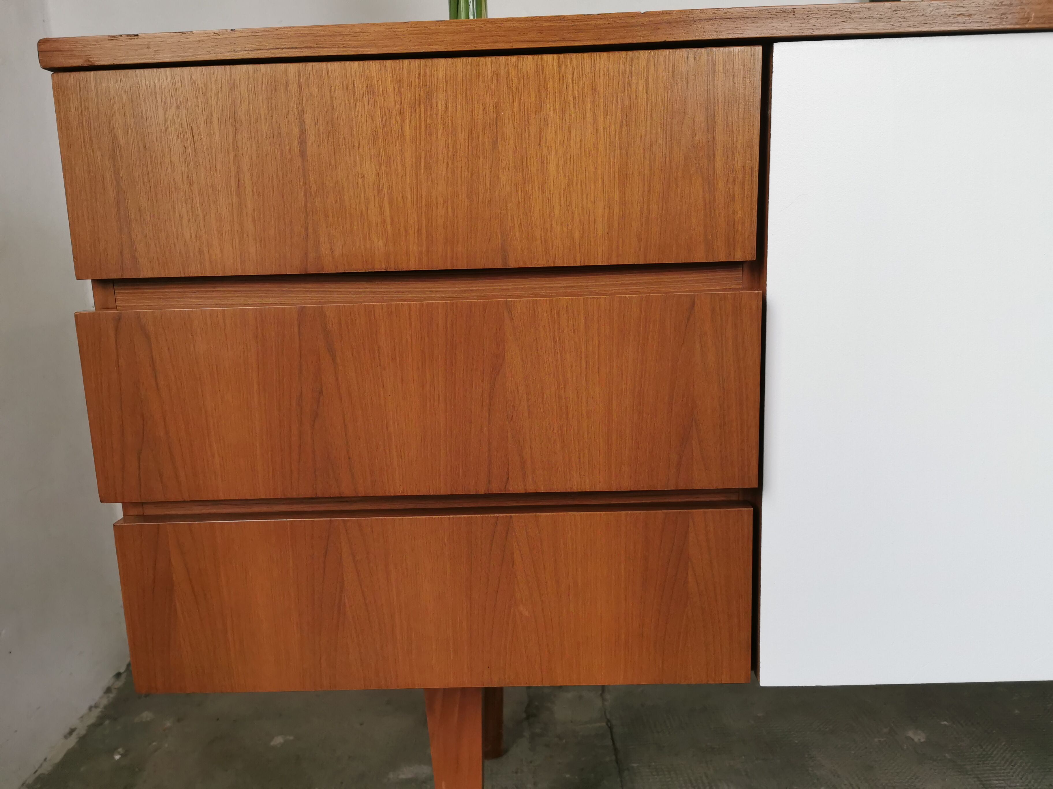 Vintage sideboard of the 60s Scandinavian style