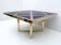 Romeo Rega Mid-century Modern Italian Black Glass, Brass and Chrome Dining